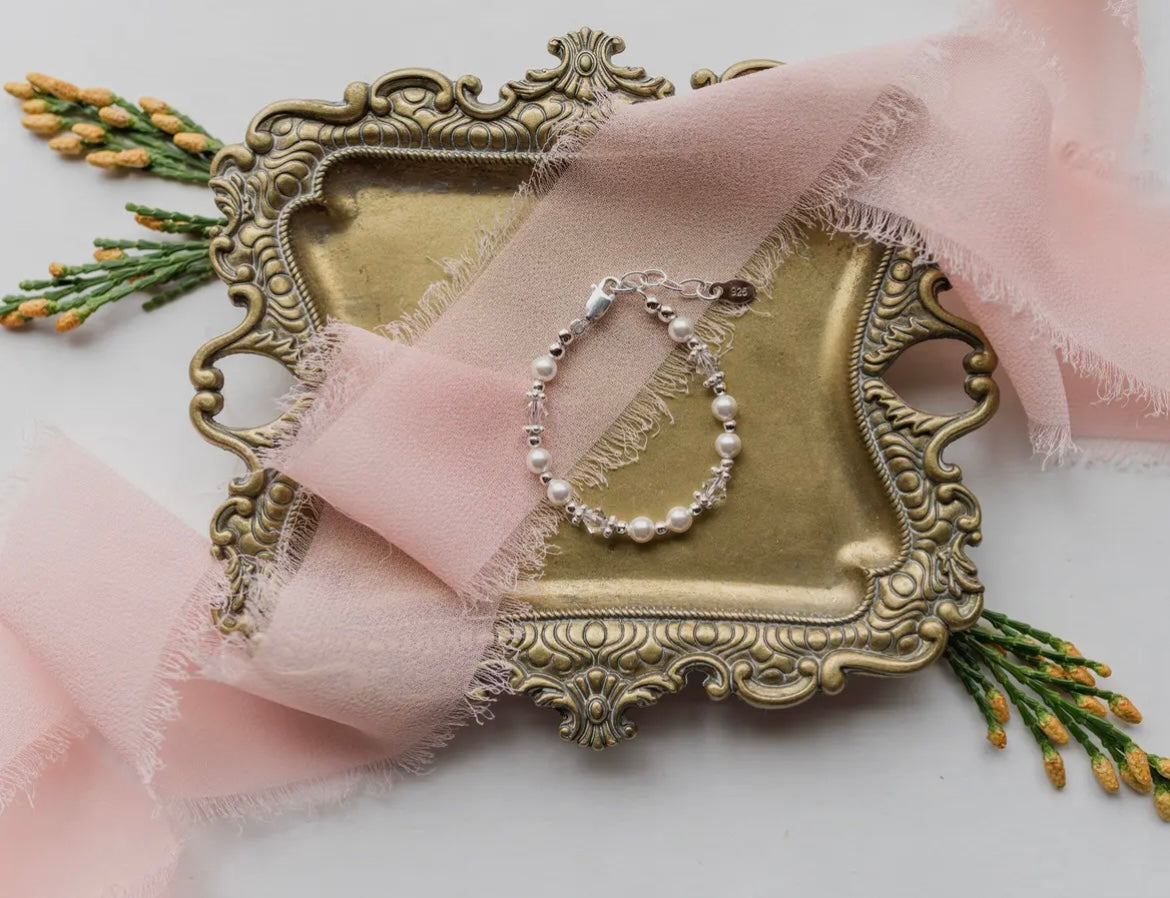 Hope Sterling Silver Baby Bracelet