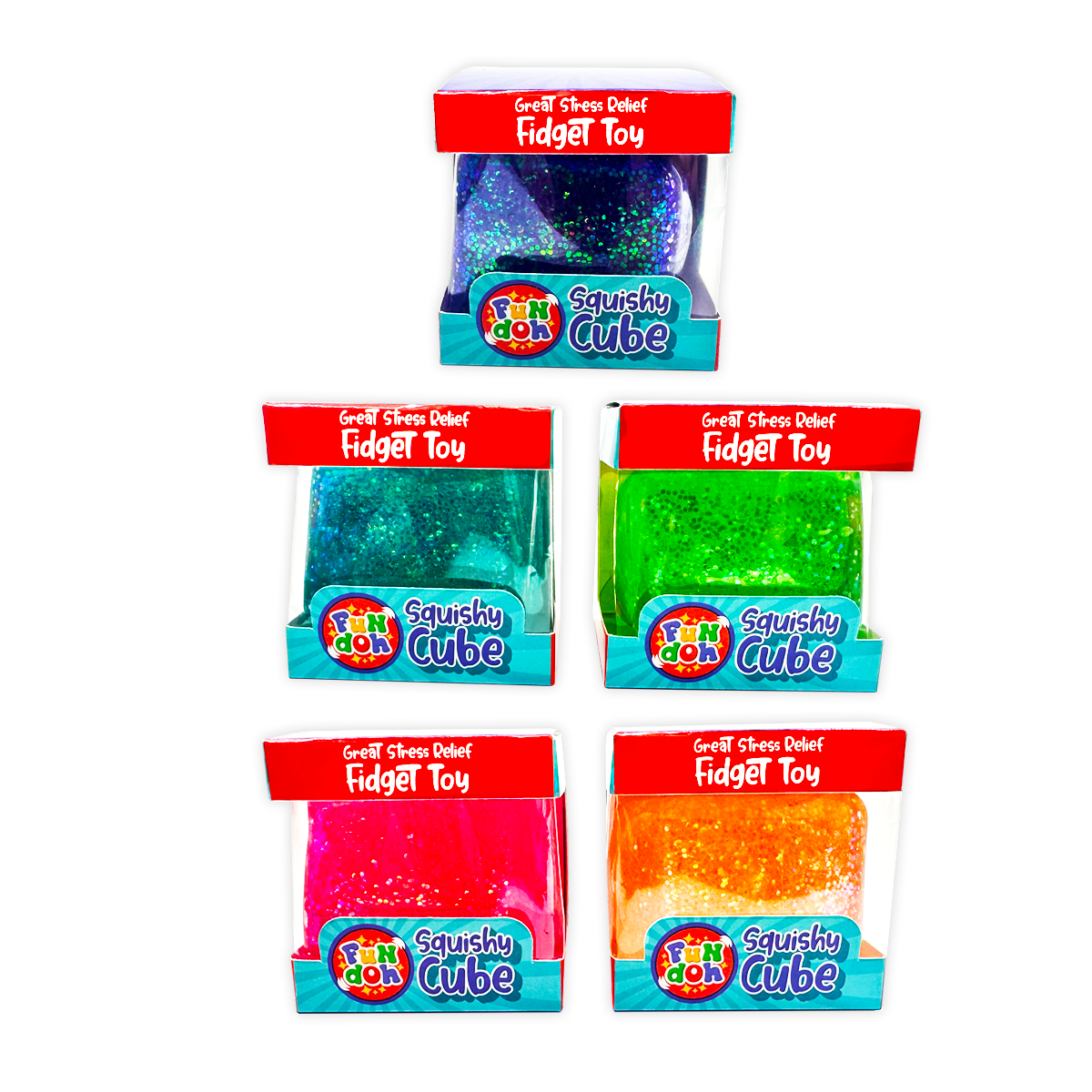 Fun Doh Sparkle Fidget Cube