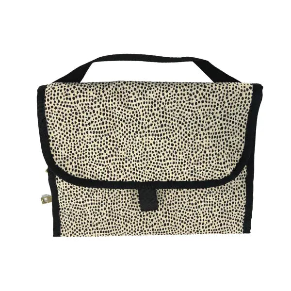 Cheetah Seersucker Hanging Organizer