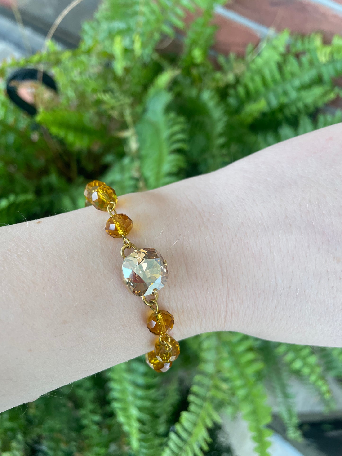 Victoria Lynn 12mm Crystal Chain Bracelet