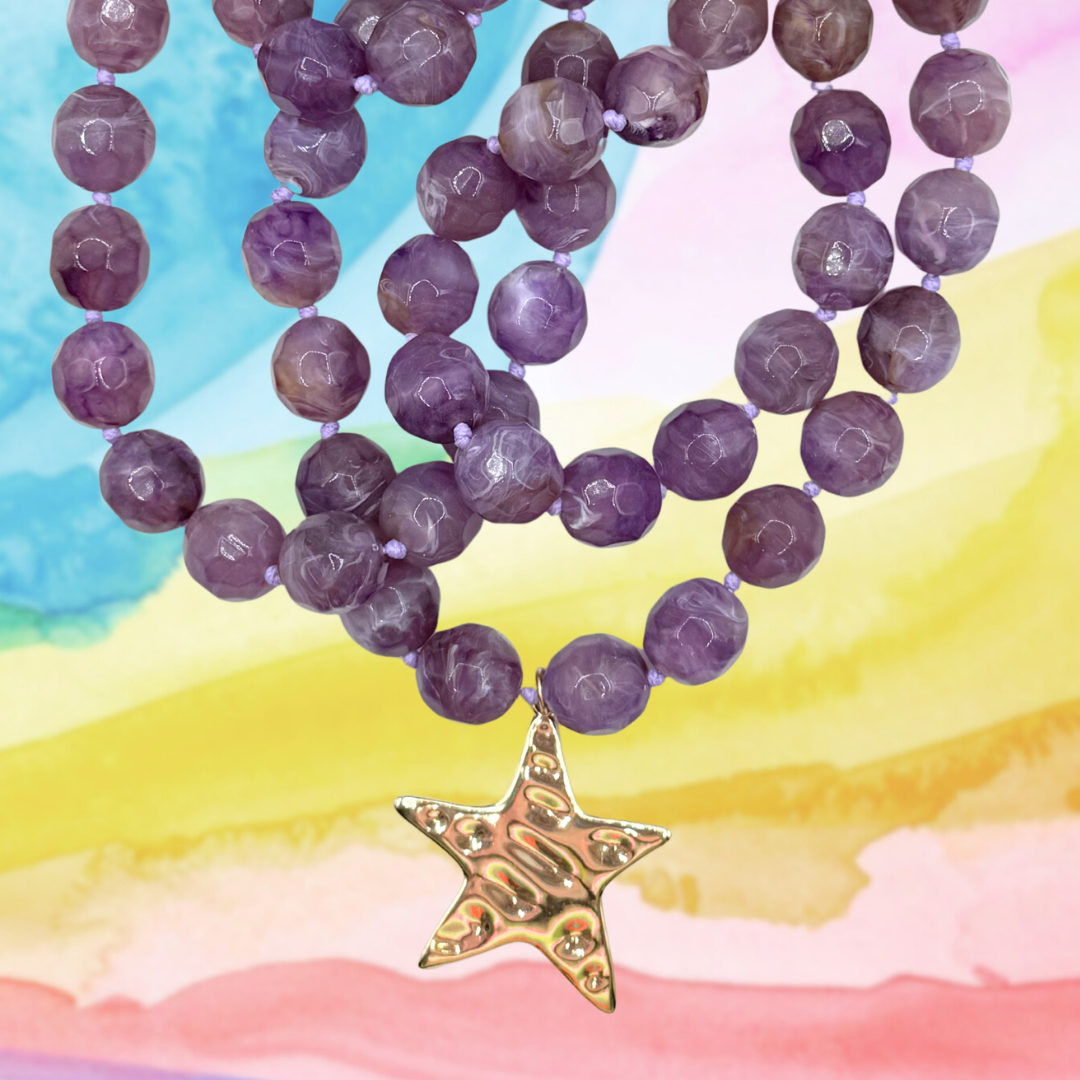 Maroon Gameday Star Necklace