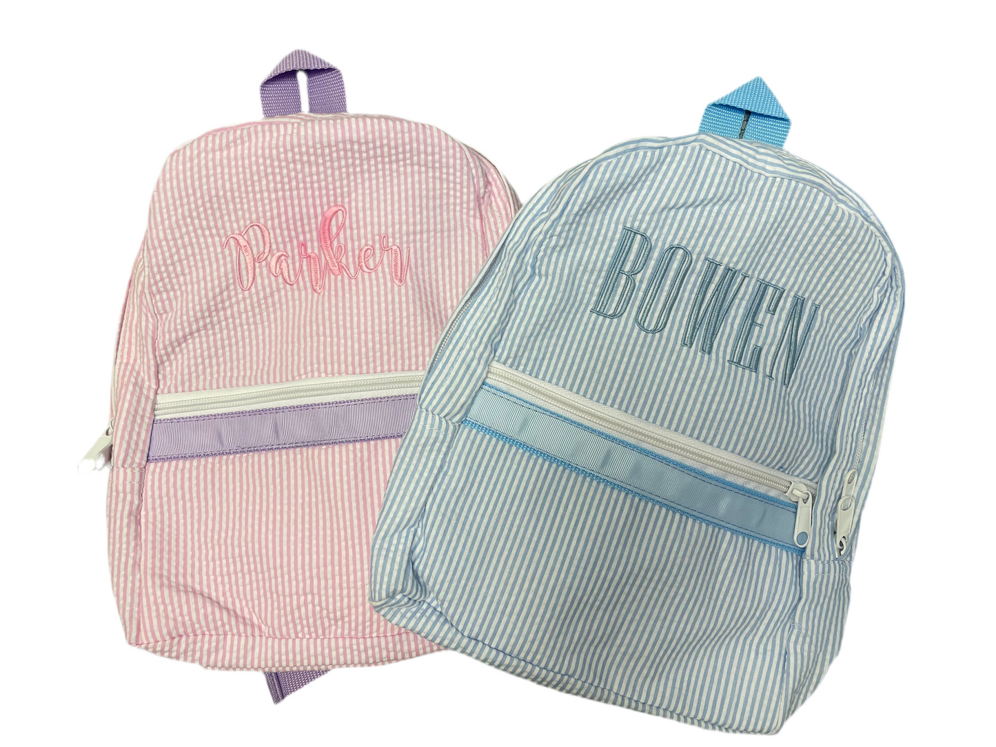 Princess Seersucker Small Backpack