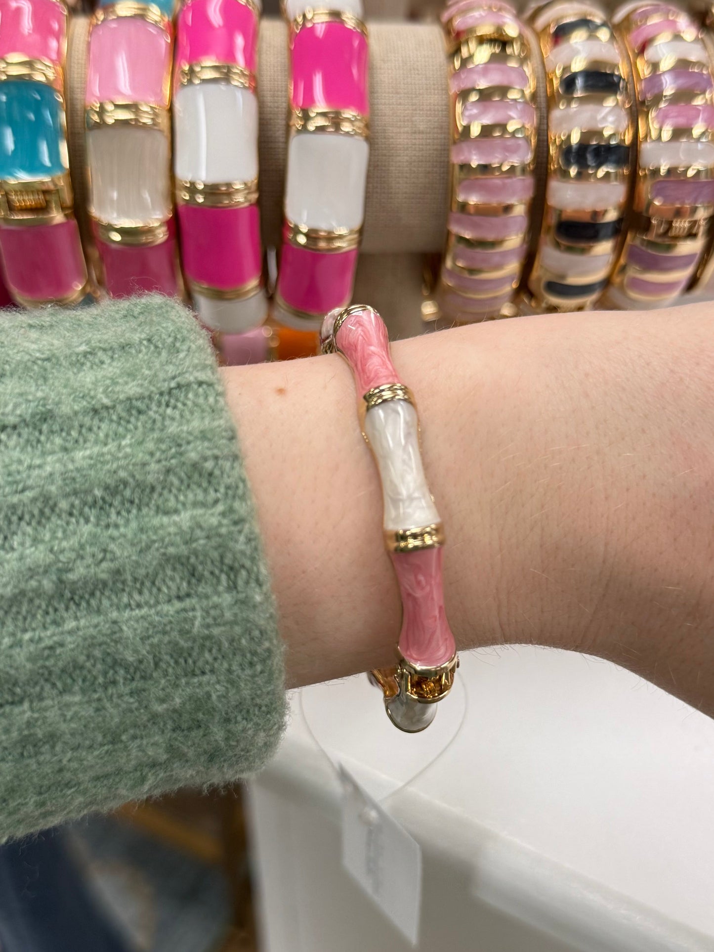 Tatum Bamboo Bangle Bracelet