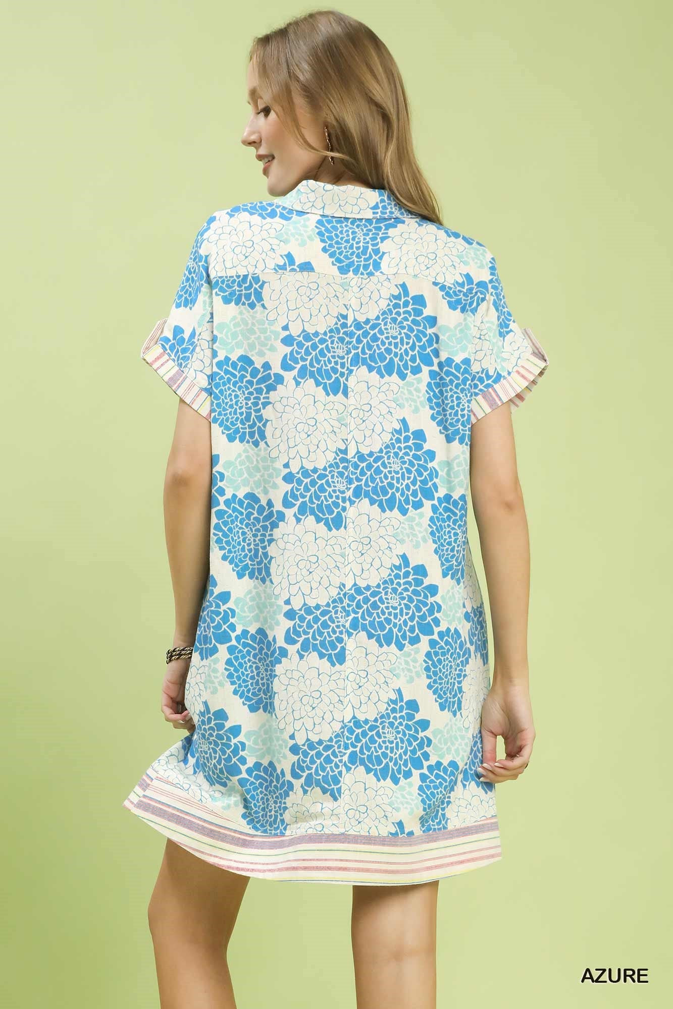 Dahlia Dreams Linen Dress