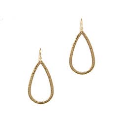 MB - Uri Gold Teardrop Earrings