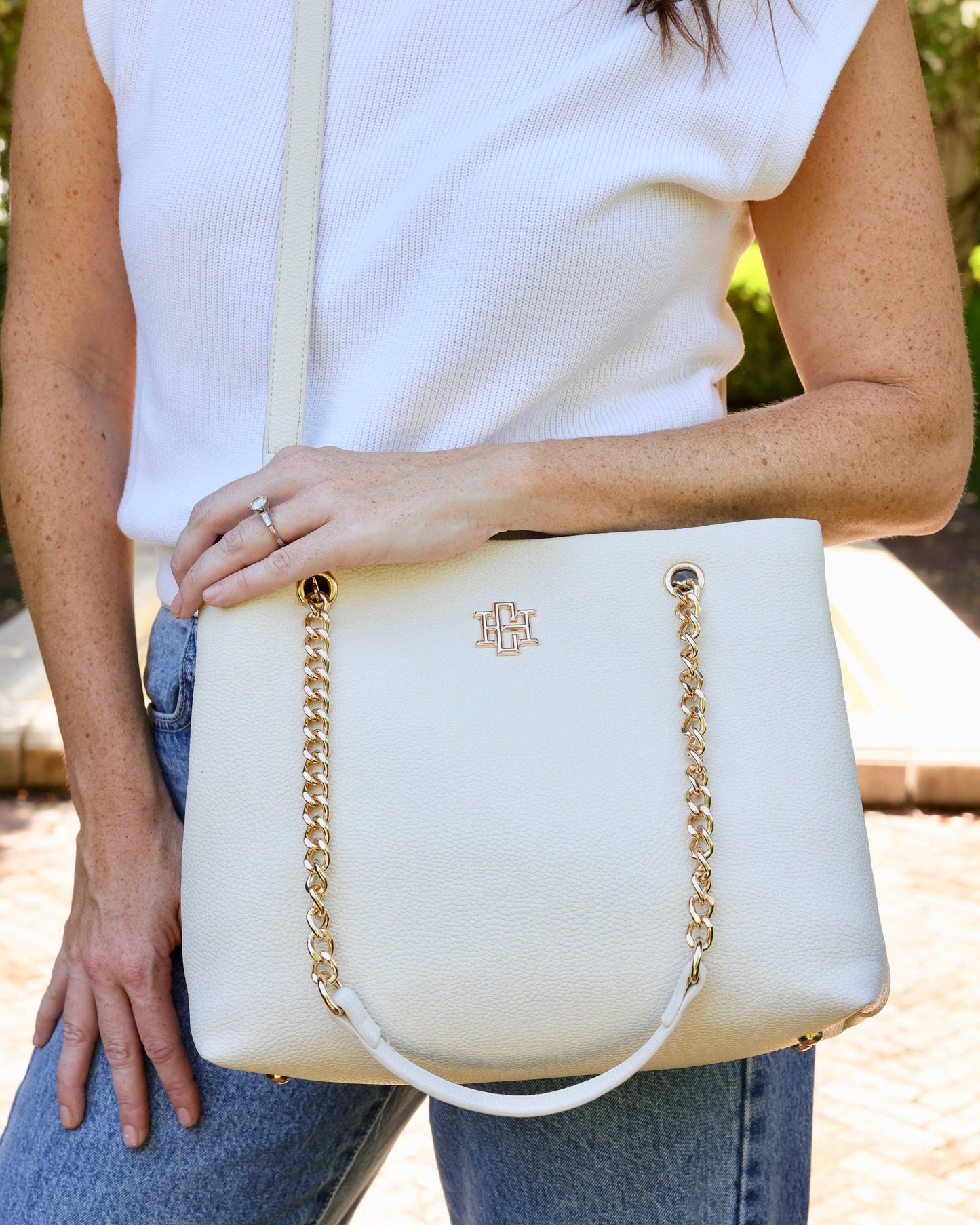 Blair Tote - Cream