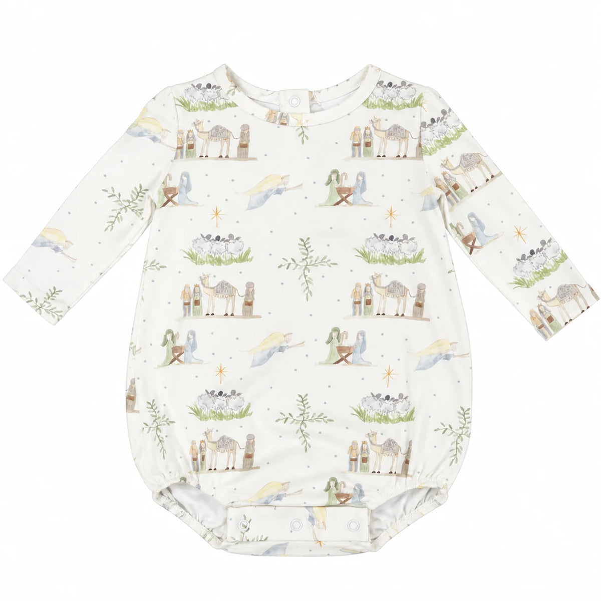 Long Sleeve Bates Bubble- Away In A Manger
