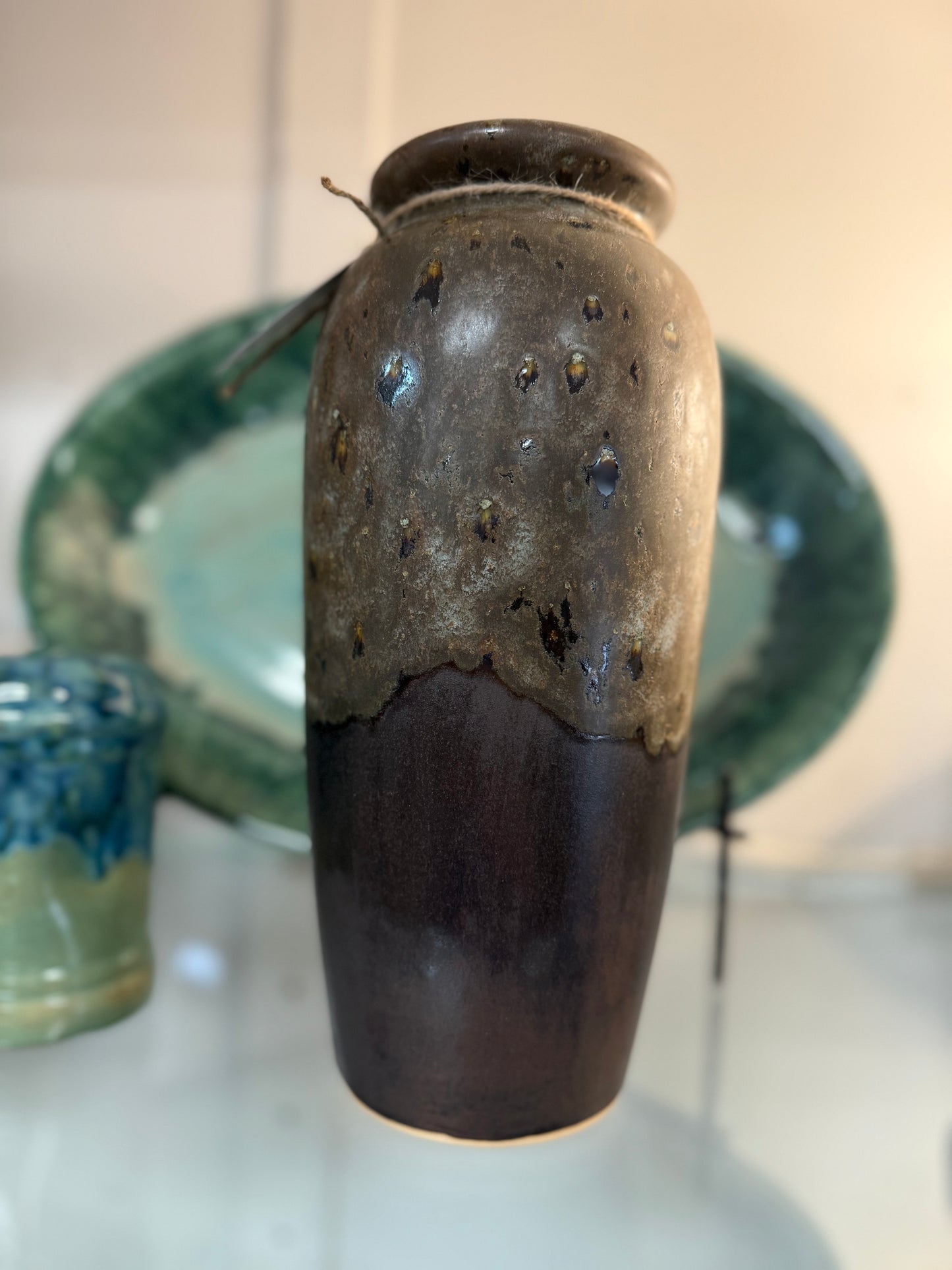 Sonshine Large Tall Vase - Chocolate