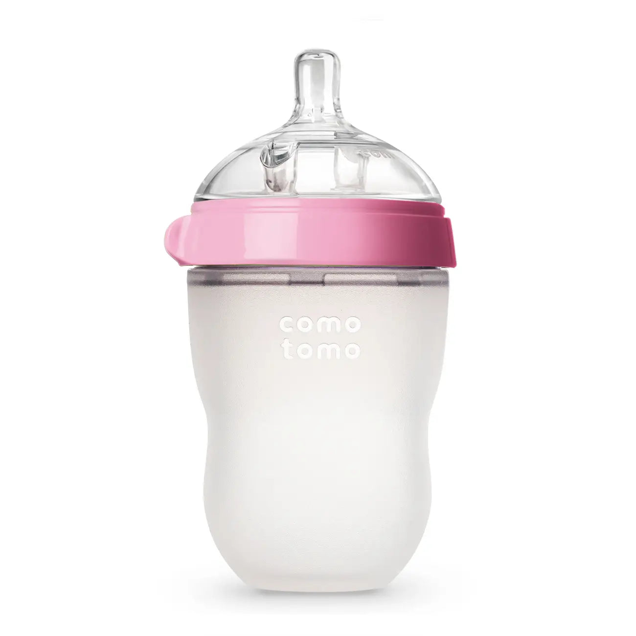 Comotomo Pink 8 oz. Single Baby Bottle