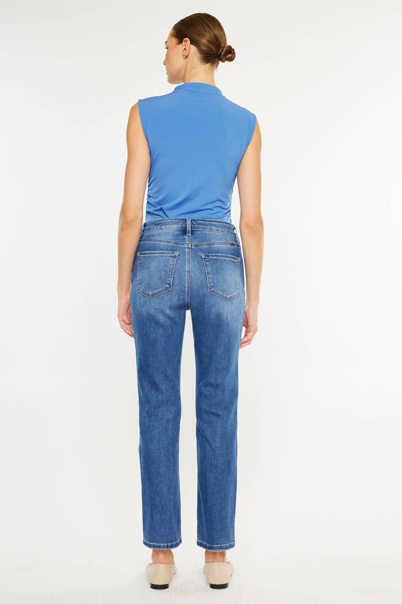Jasper High Rise Slim-Straight Kancan Jeans