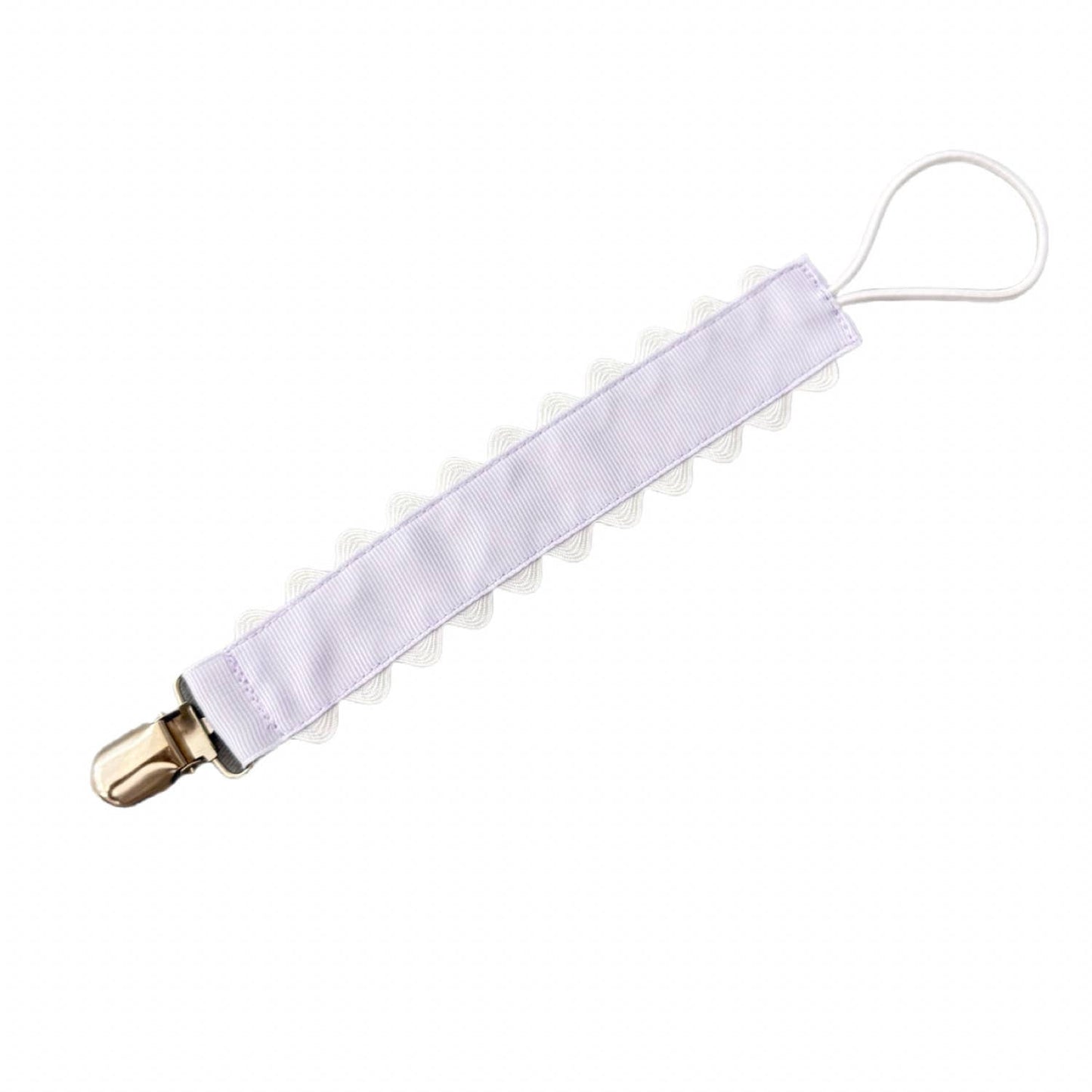 Lavender Ricrac Paci Clip