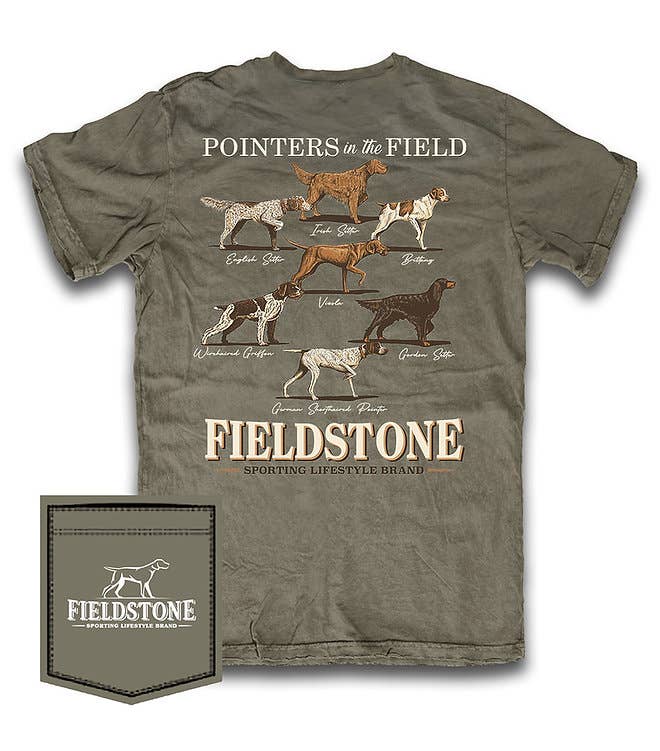 Fieldstone Pointers Short Sleeve Tee