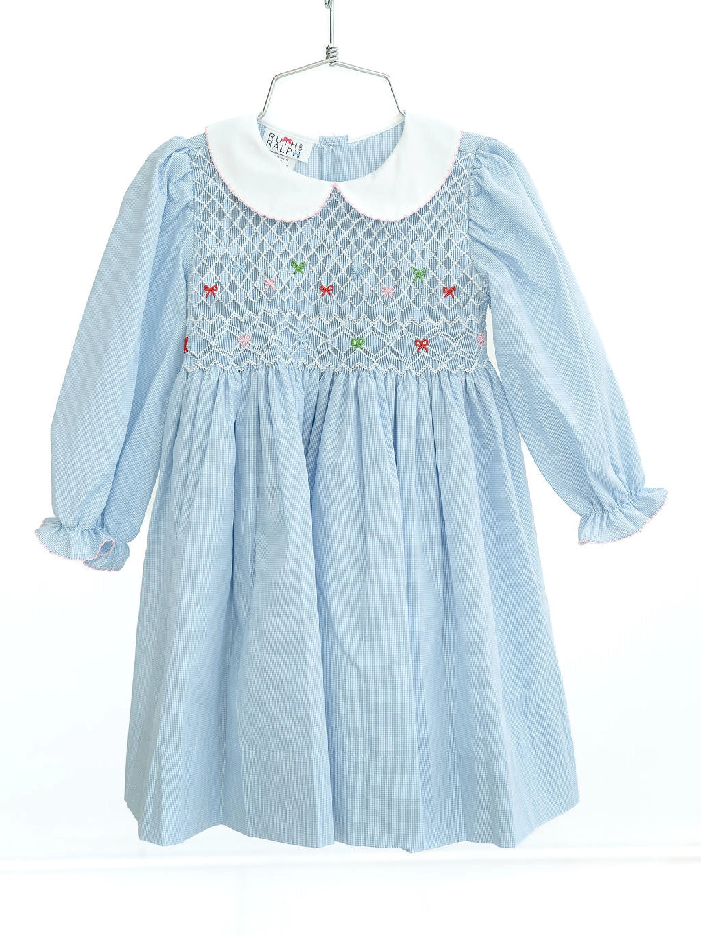 Holiday Smocked Bows Dress 7 Holiday Smocked Bows Dress 7