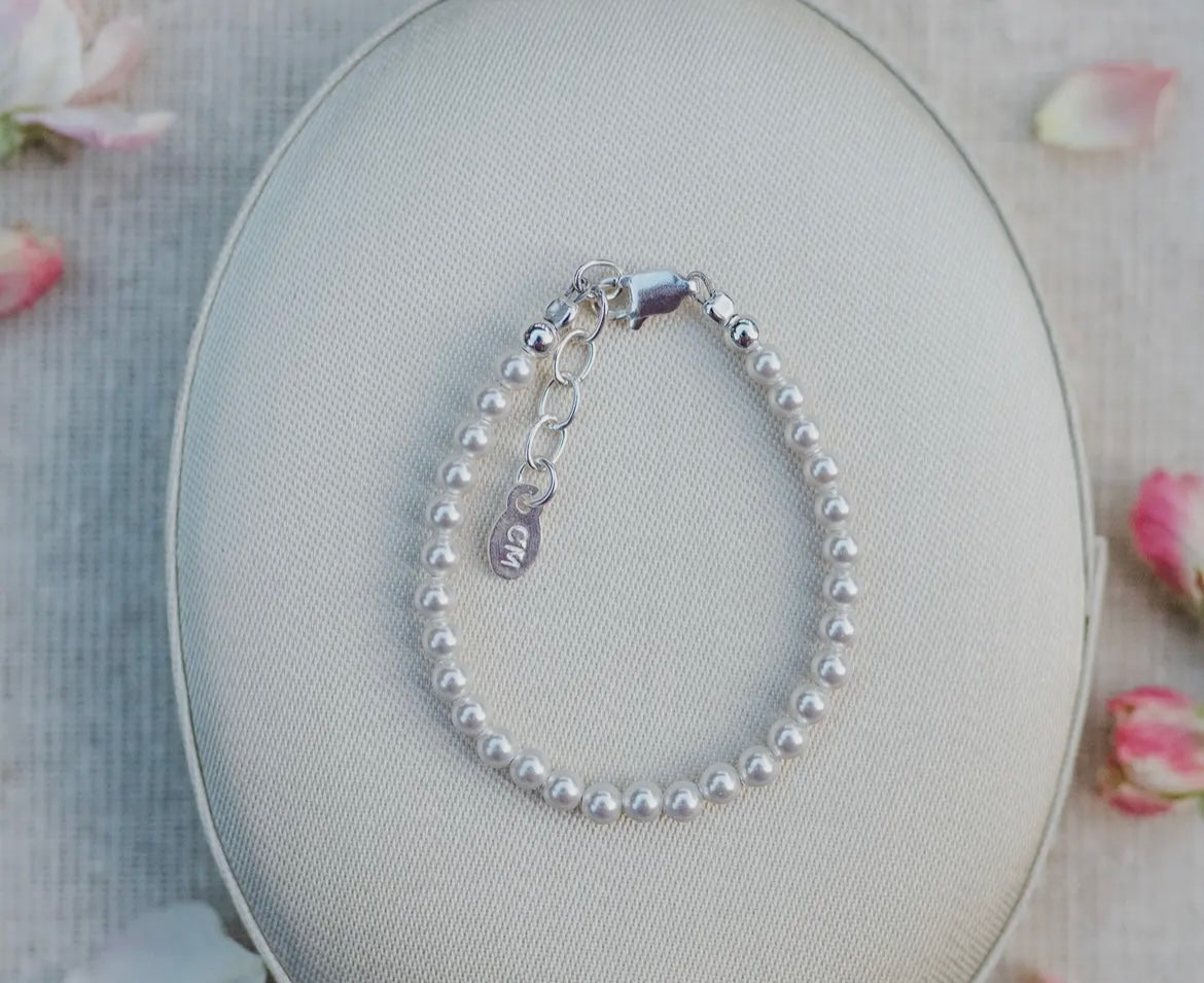 Serenity Sterling Silver Baby Bracelet