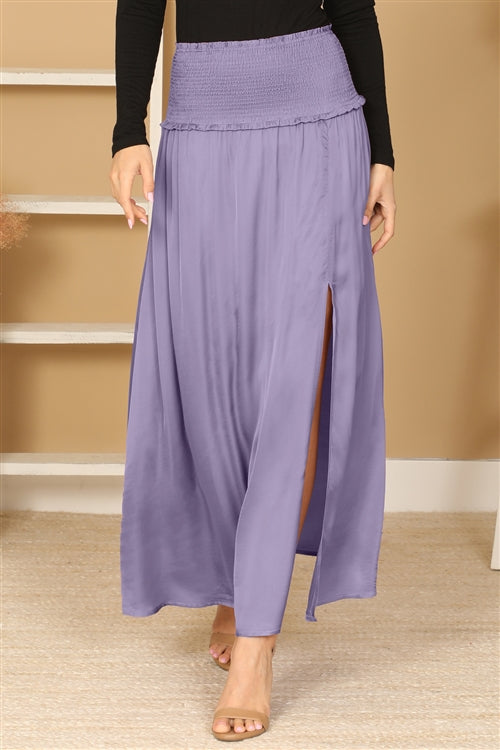 The Right Moment Lavender Maxi Skirt