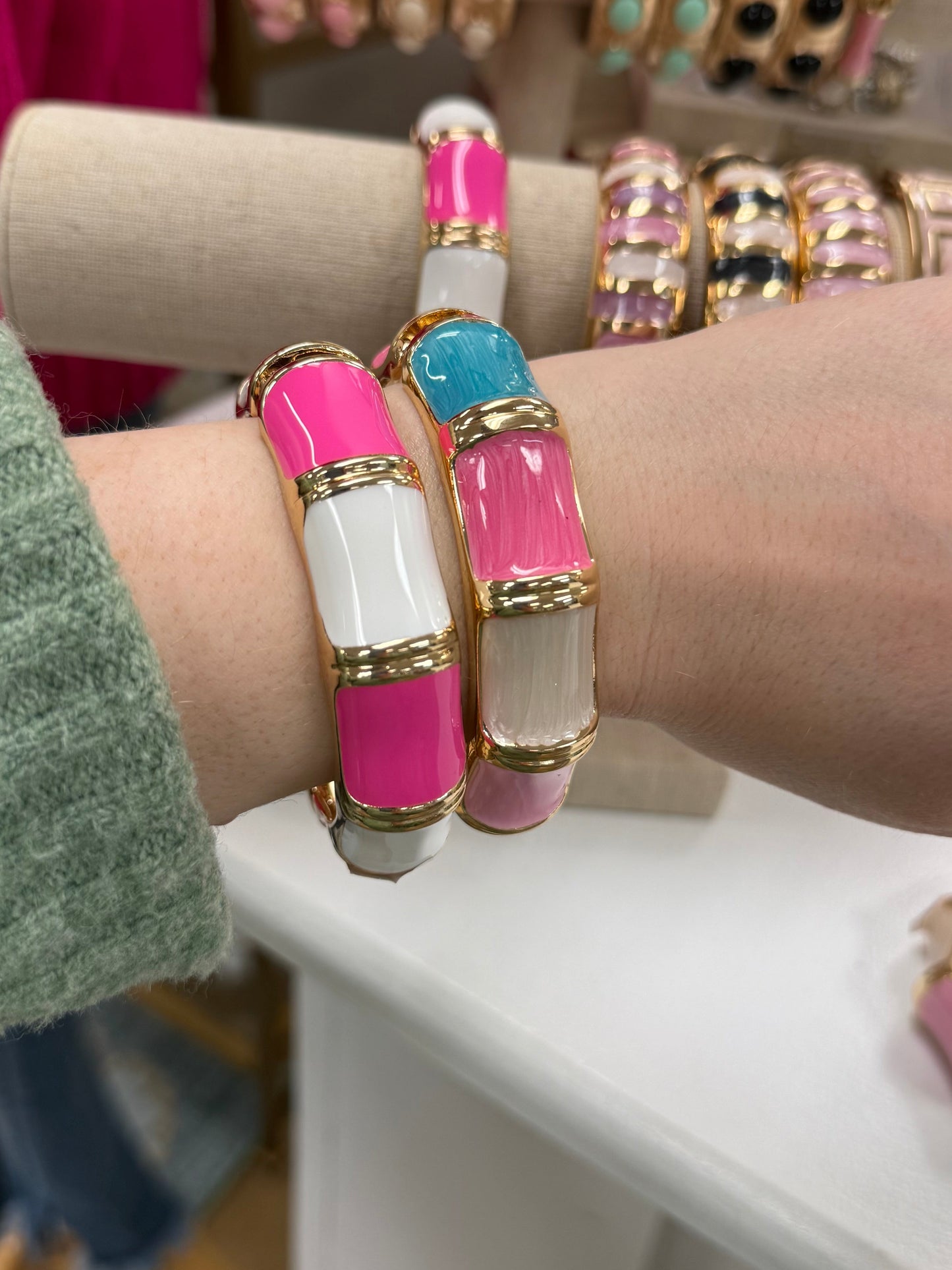 Gemma Bangle Bracelet