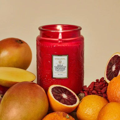 Voluspa Goji Tarocco Orange Large Jar Candle