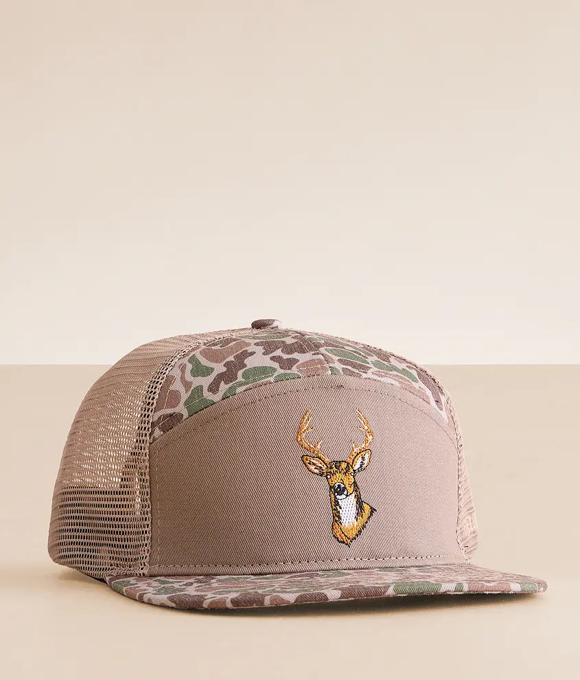 Fieldstone 7 Panel Camo Deer Mount Hat
