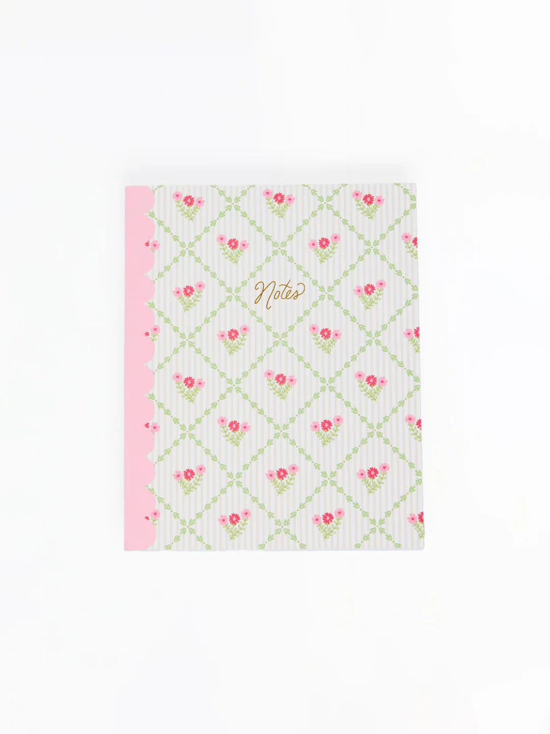 Scalloped Cottage Trellis Notes Notebook