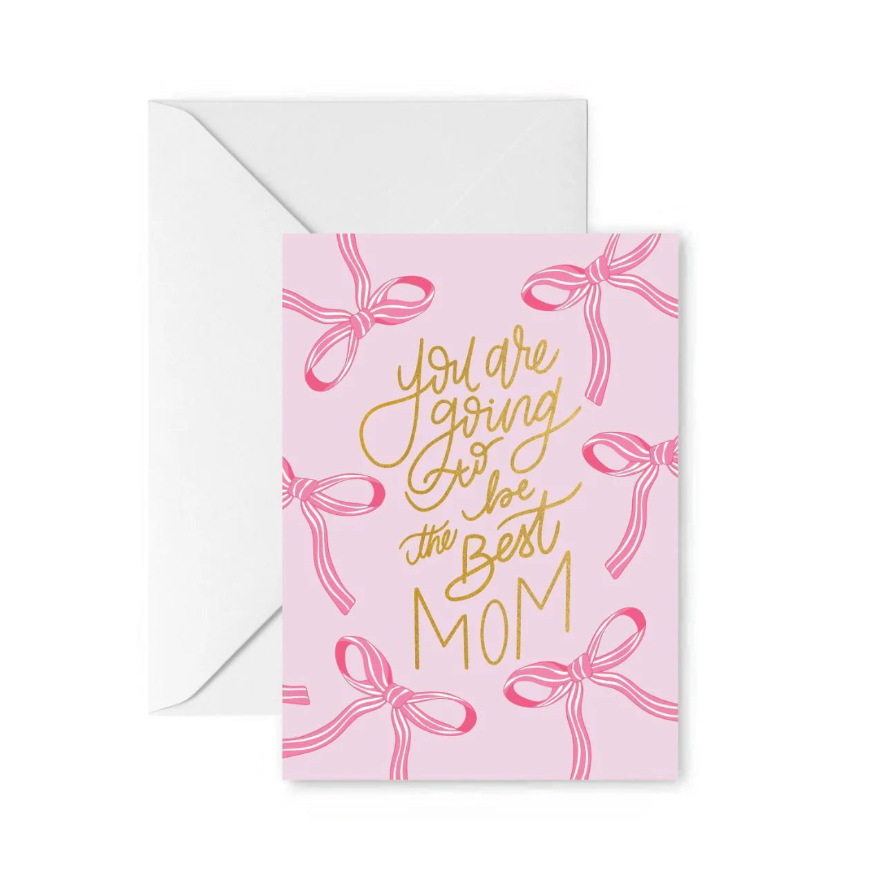 Best Girl Mom Greeting Card