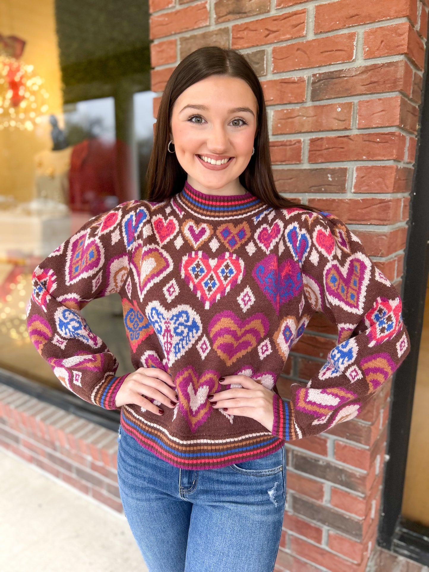 Heart on My Sleeve Sweater