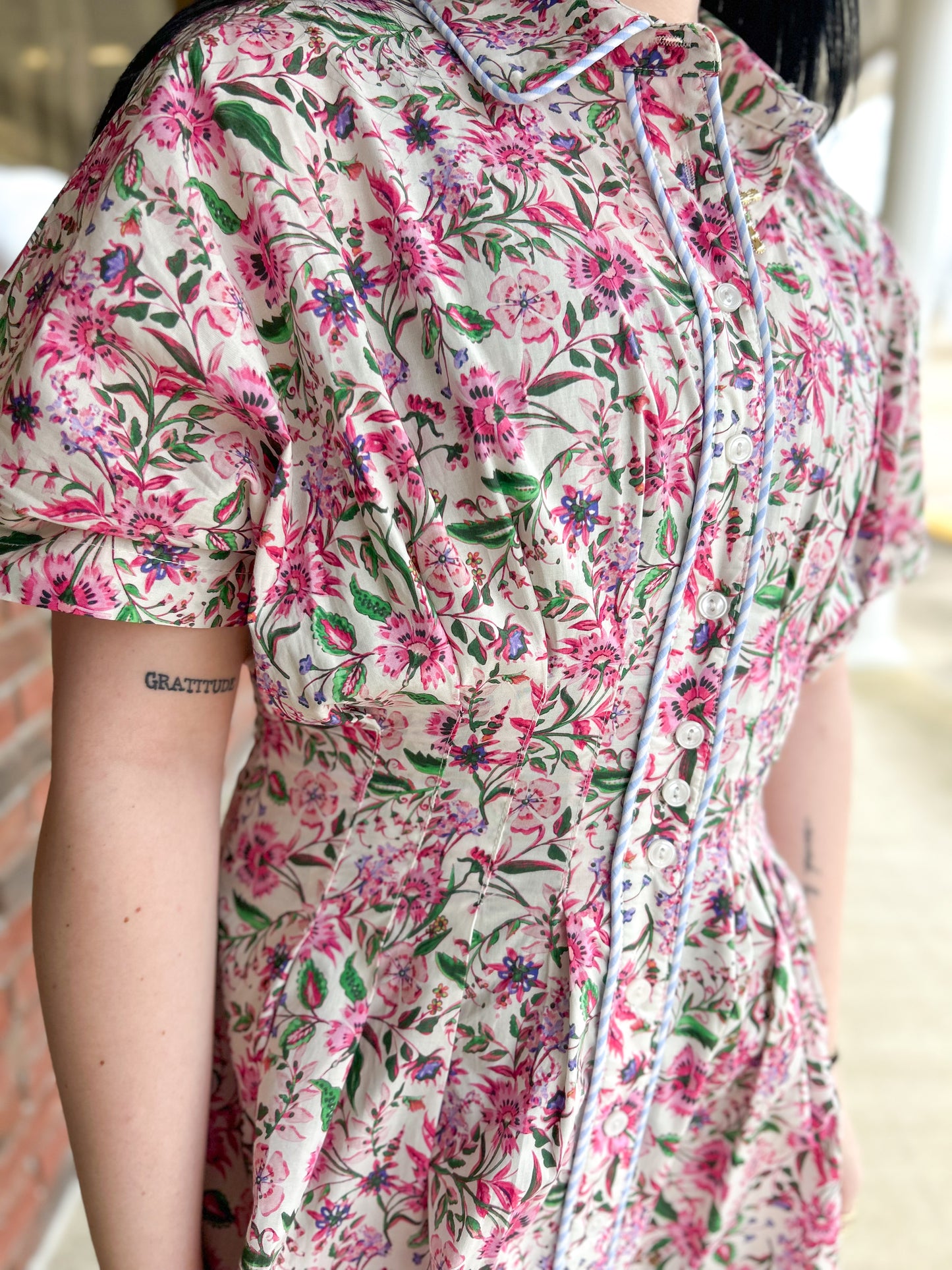 Brand New Day Button Down Mini Dress