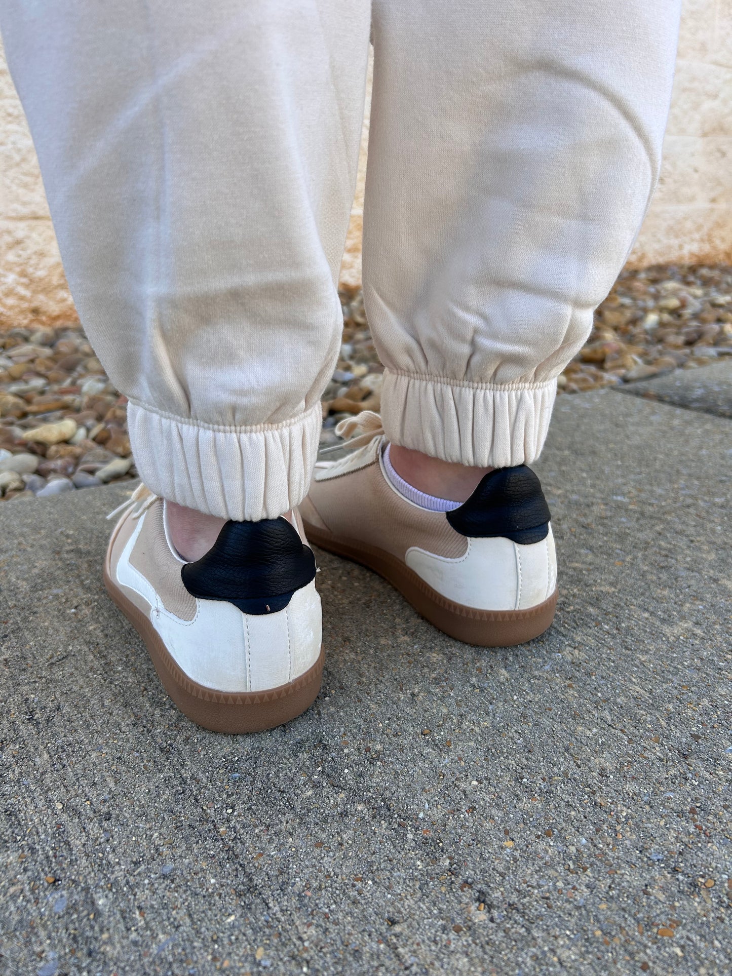 Kyla Neutral Low Top Sneakers