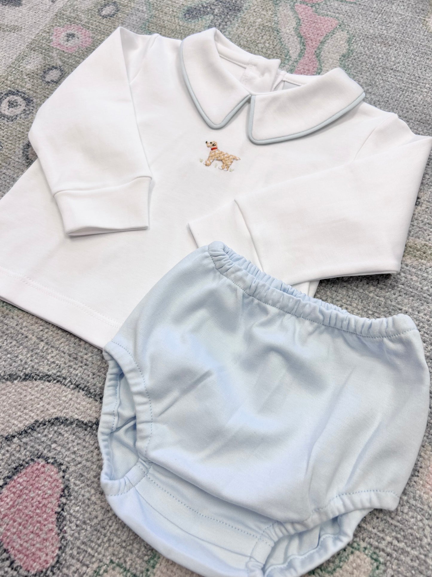 Winston Collared Diaper Set