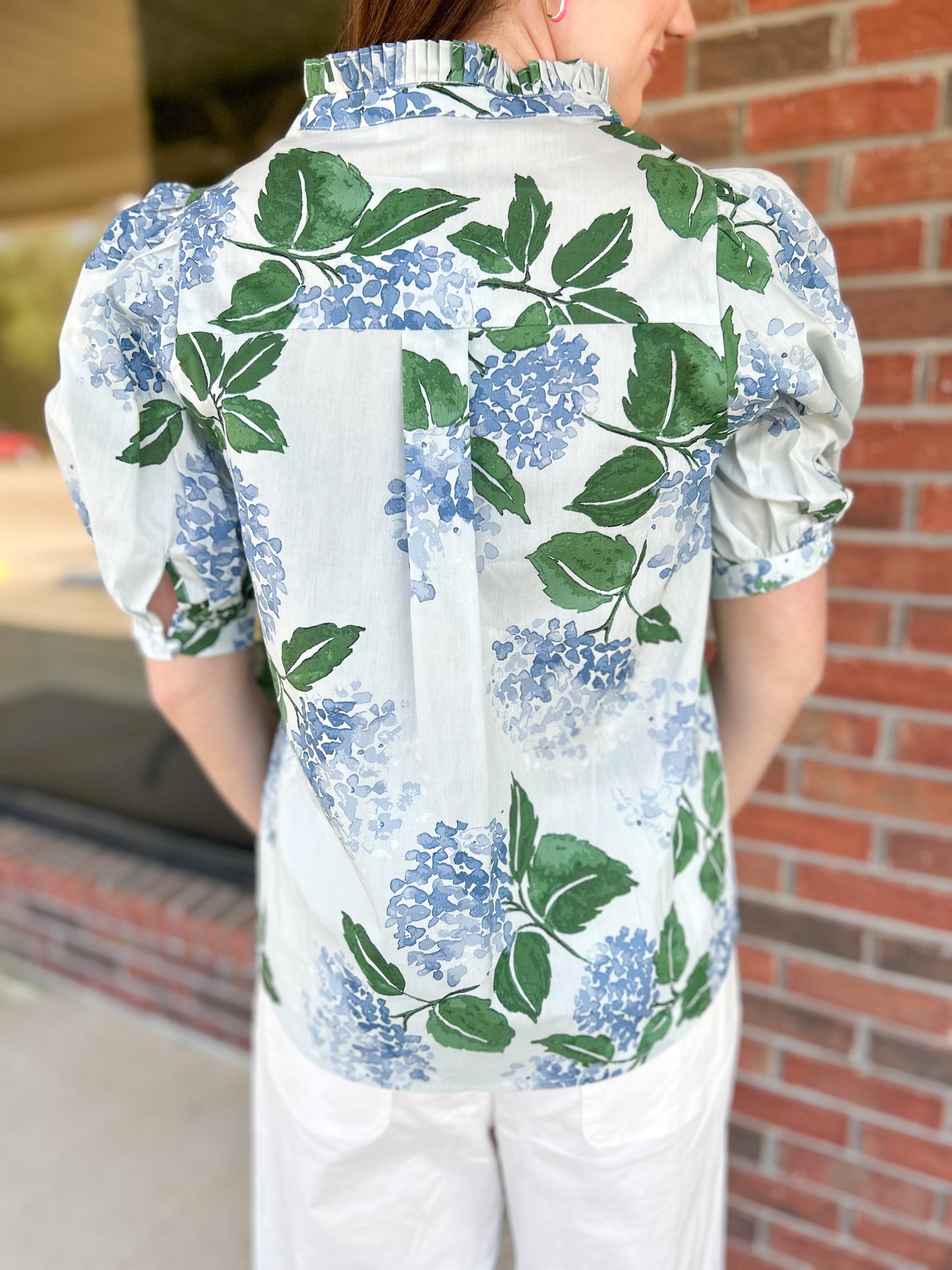 Grand Garden Hydrangea Blouse
