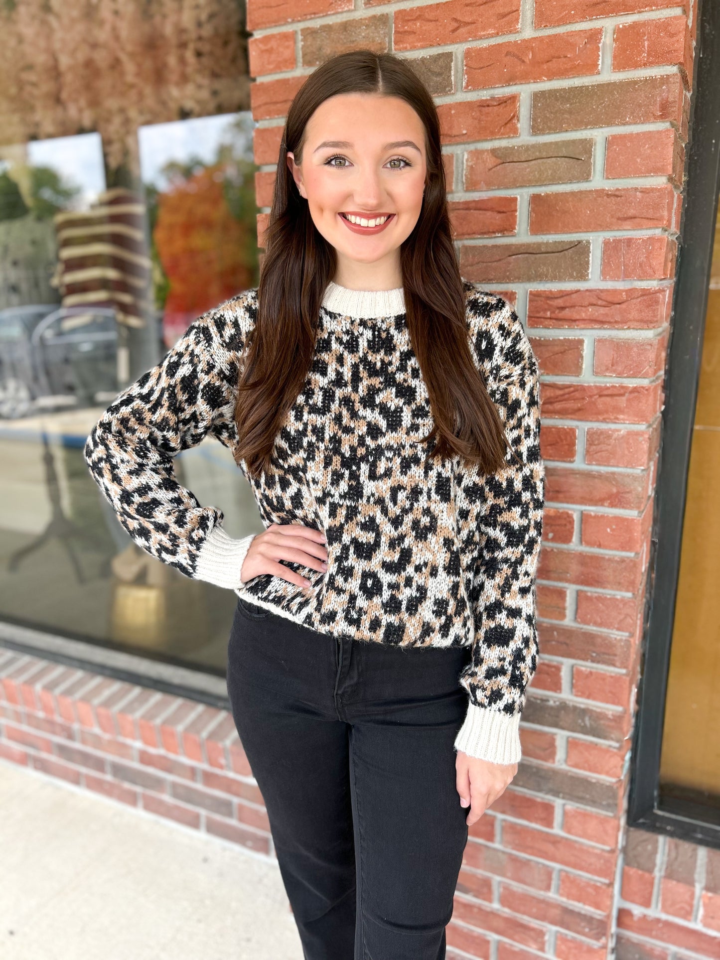 Can’t Be Tamed Leopard Sweater