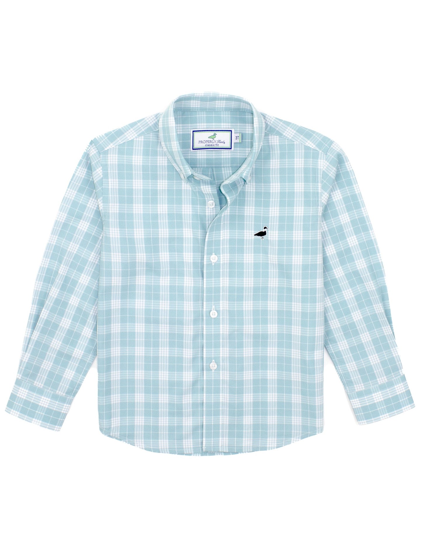 Properly Tied Boys Spanish Moss Sportshirt