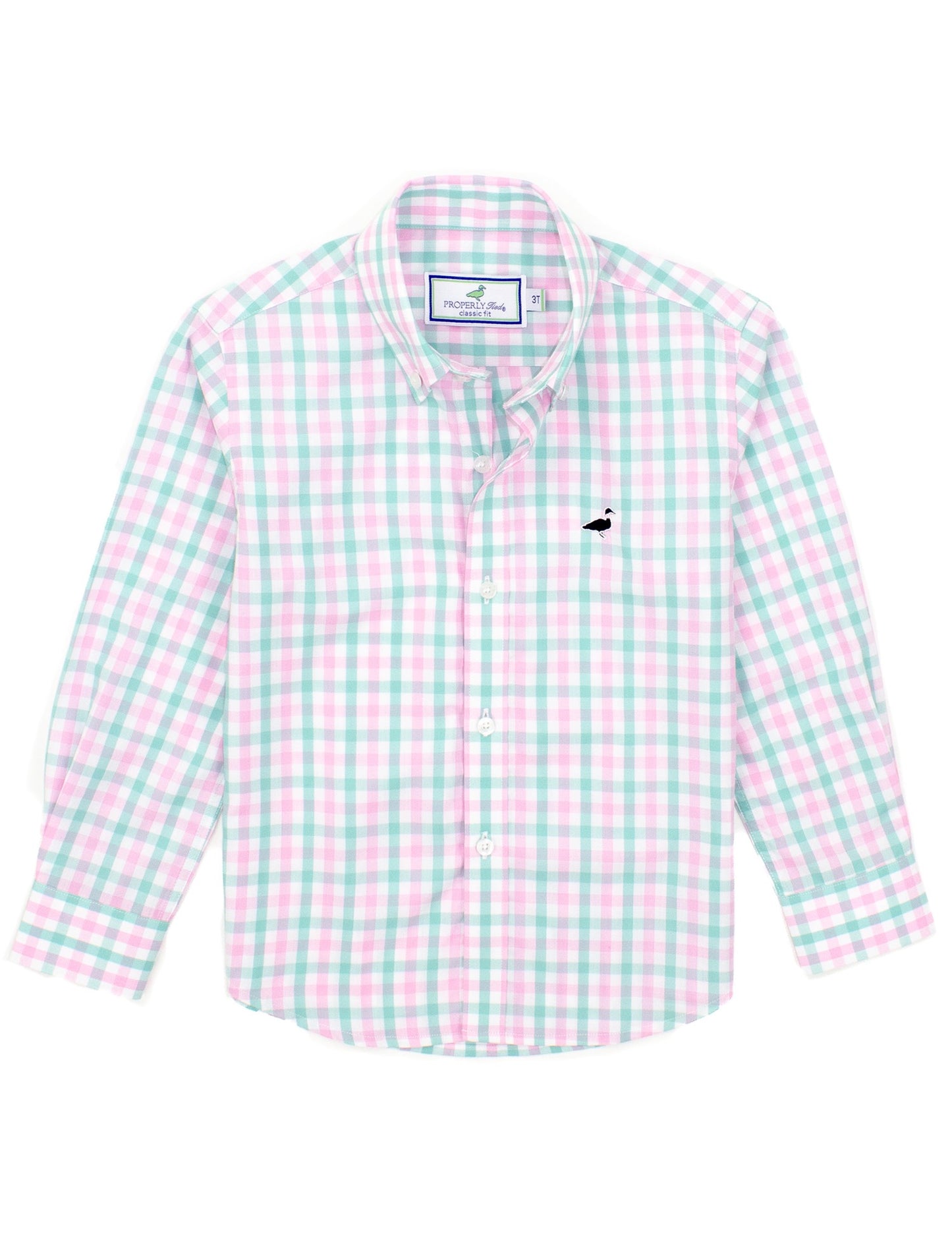 Properly Tied Boys Rosemary Sportshirt