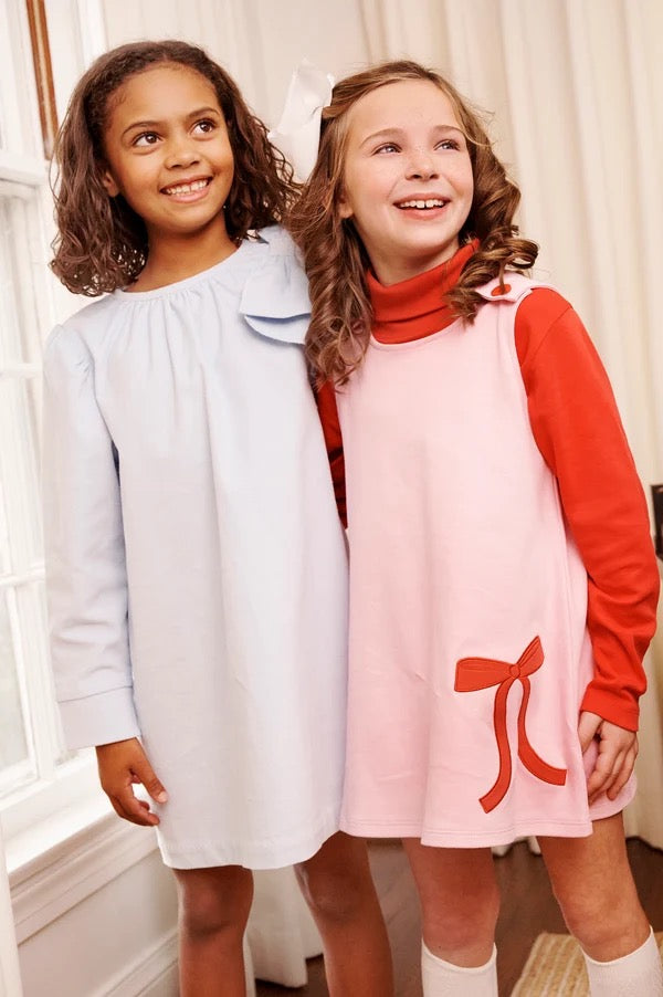 Pier Party Pink with Richmond Red Bow Juliet Jumper (Pima)