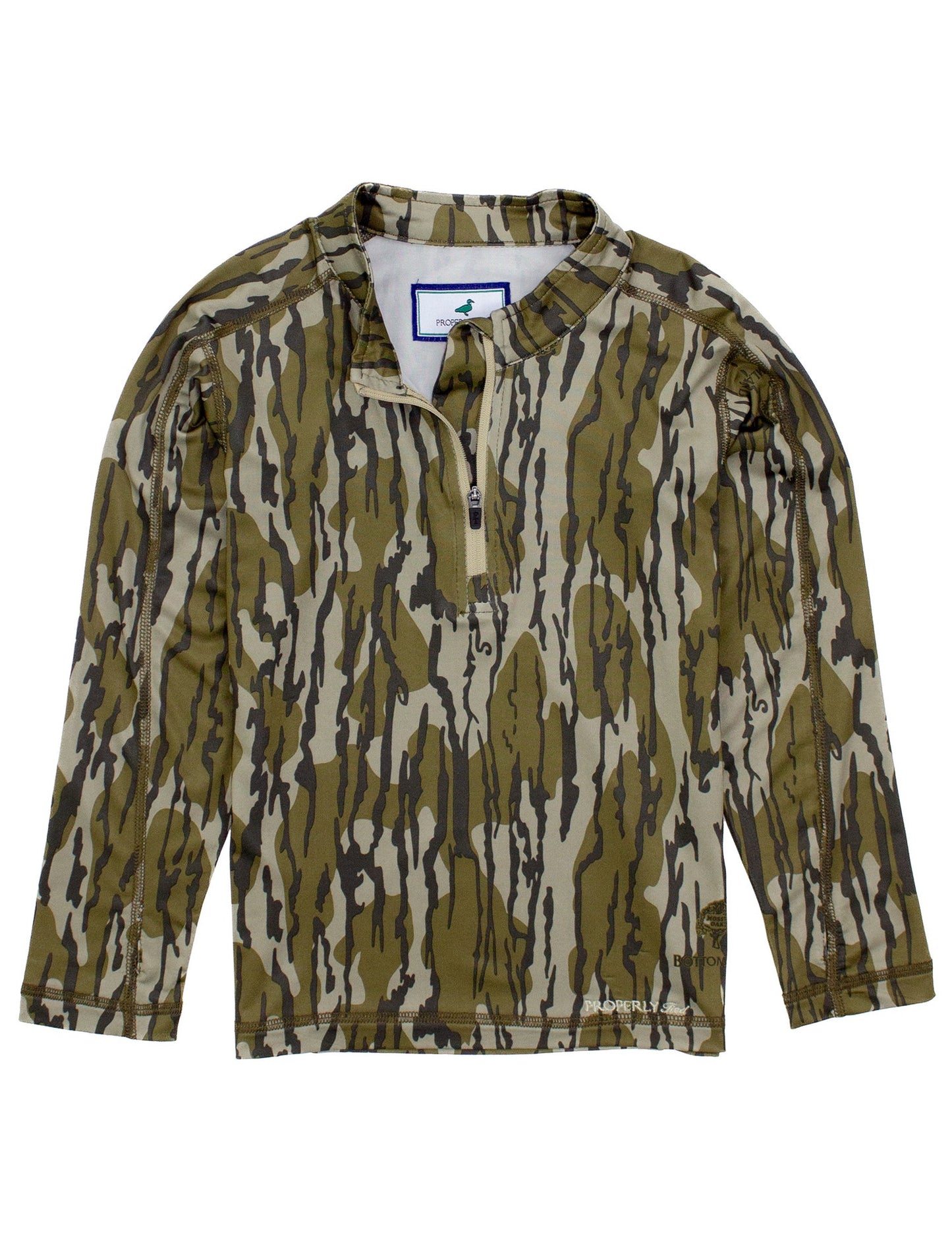 Boy's Finn Pullover Mossy Oak Original Bottomland