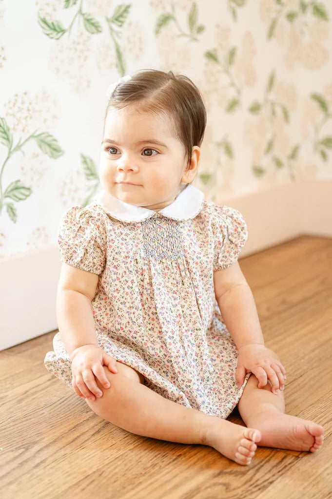 Mini Tan Floral Emmie Bubble