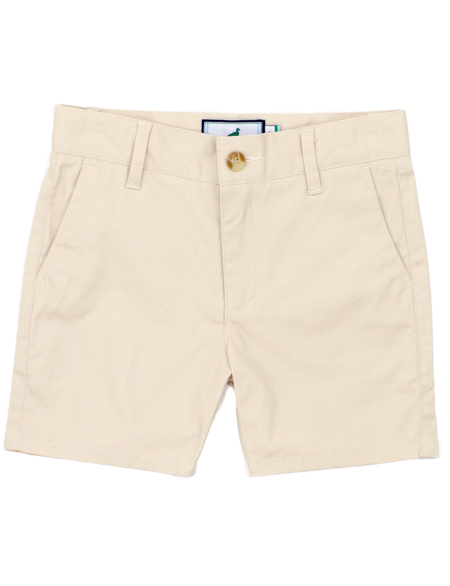 Properly Tied Boys Khaki Patriot Shorts