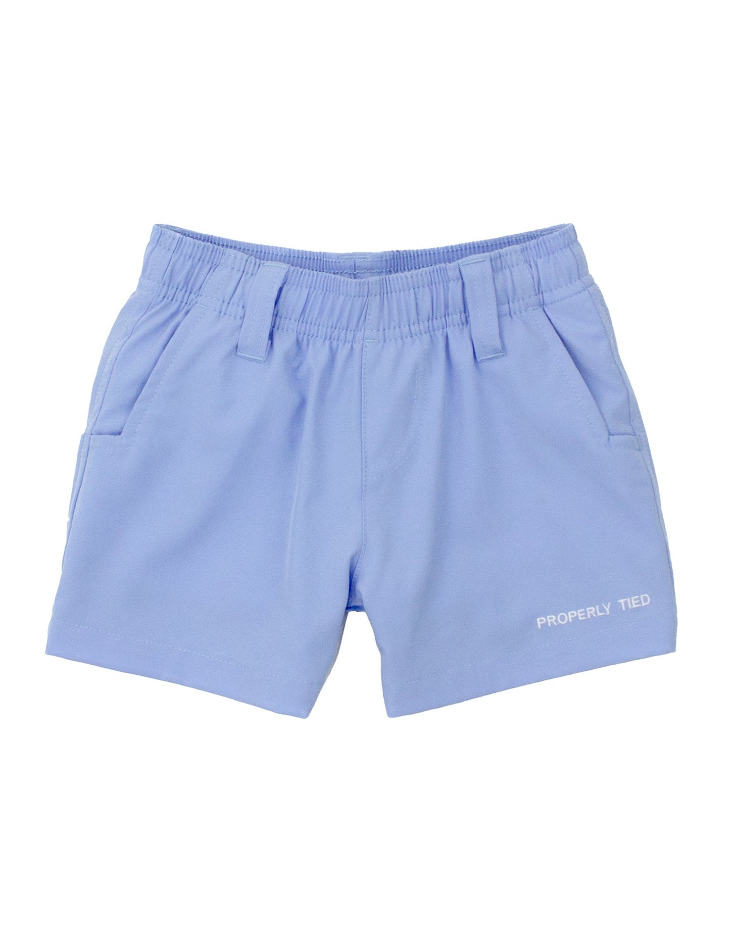 Properly Tied Boys Pintail Short - Sky Blue