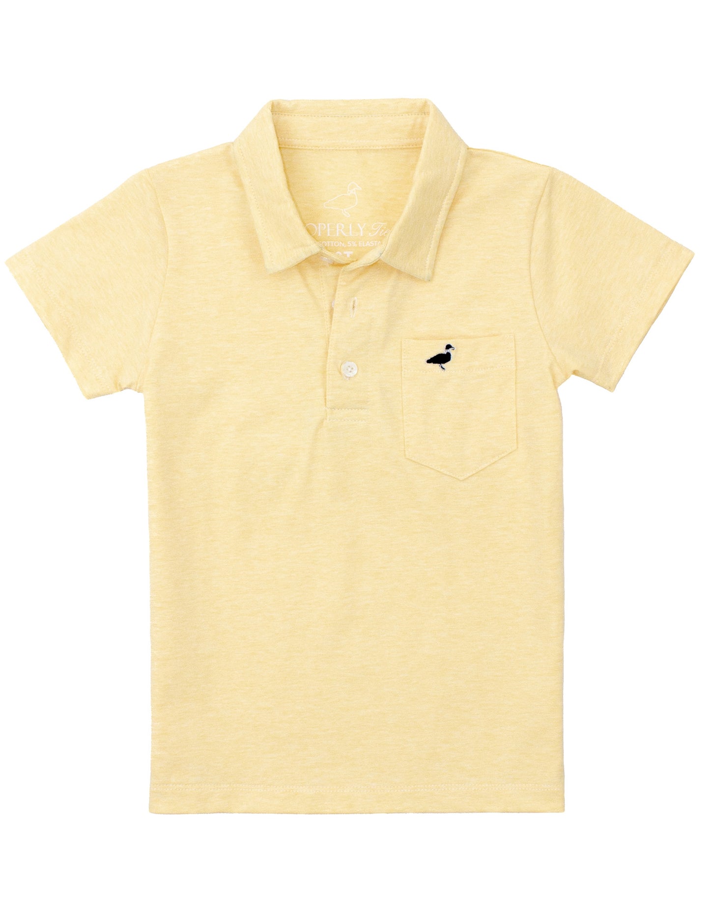Properly Tied Boys Harrison Pocket Polo SS - Sunburst