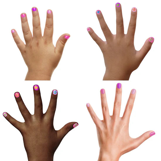 Rainbow Party Gift Set: Kids Non-Toxic Nail Polish