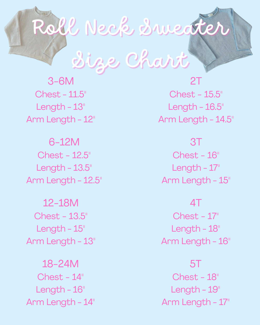 Pink Roll Neck Sweater