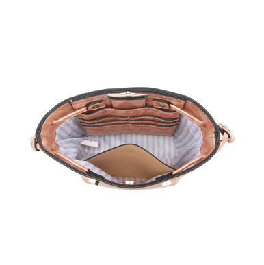 Rain Taupe Mini Bucket Bag