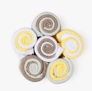Baby Washcloth Lollipop Set