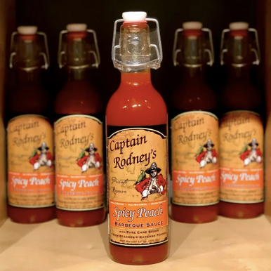 Captain Rodney's Spicy Peach BBQ Sauce