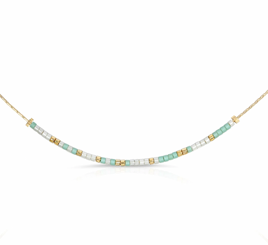 1 Cor. 16:14 Dot & Dash Necklace