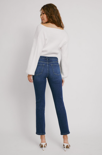 Malta Dark Wash Slim Straight Kancan Jeans