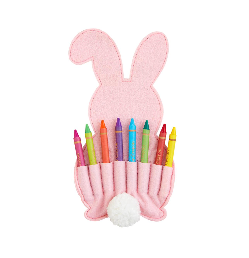 Pink Bunny Crayon Holder