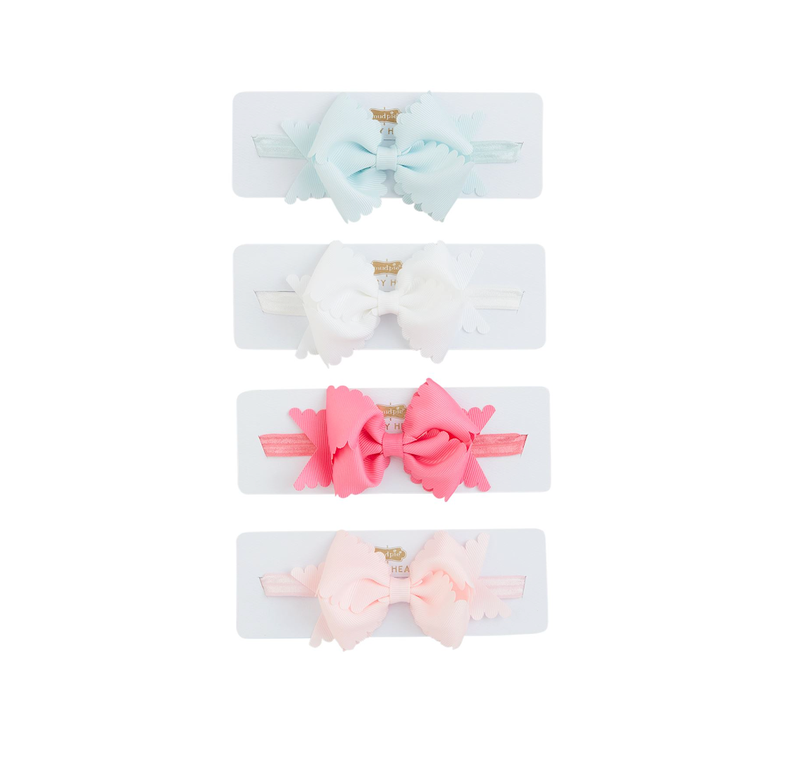 Scallop Bow Headband