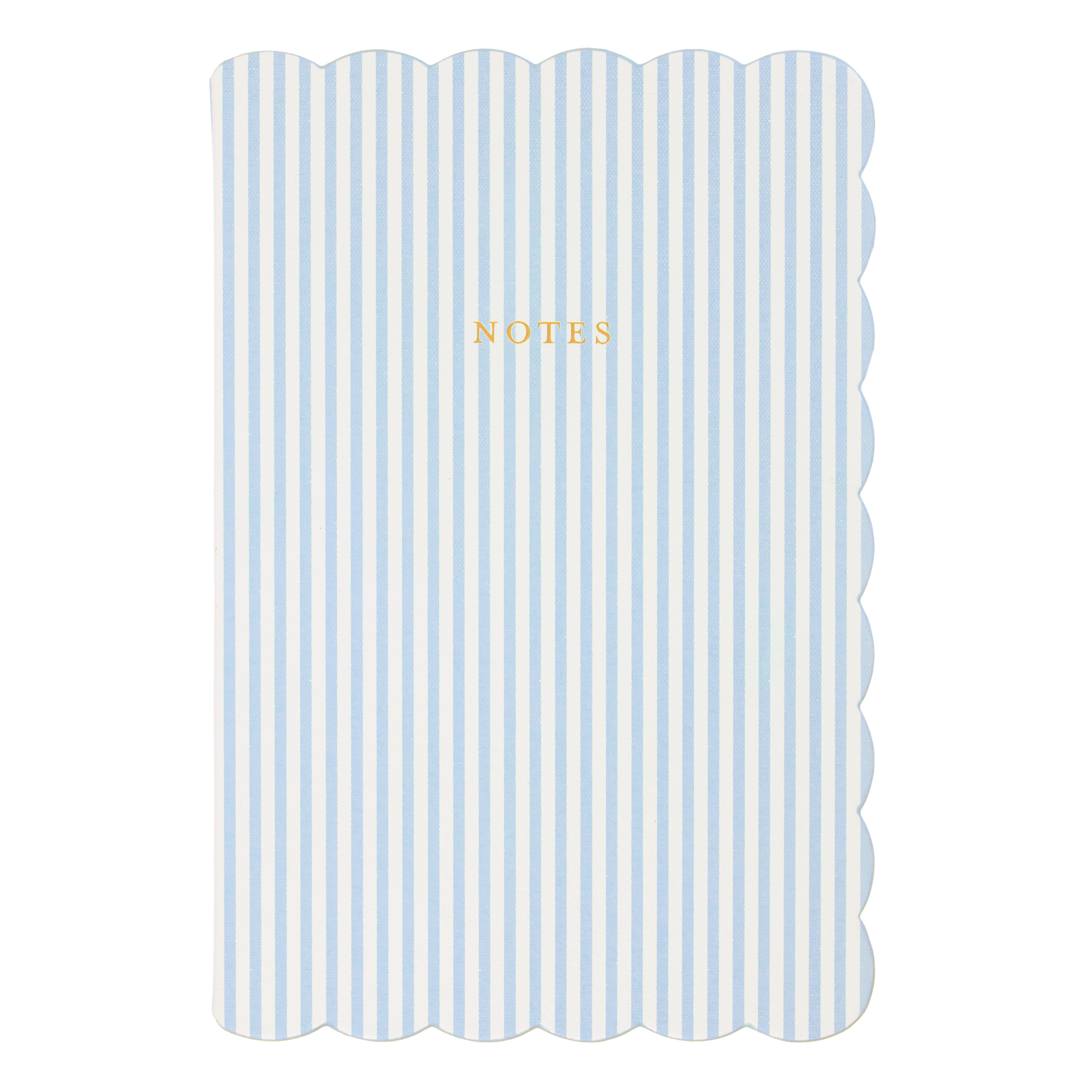 Heirloom Cottage Scalloped Striped Journal
