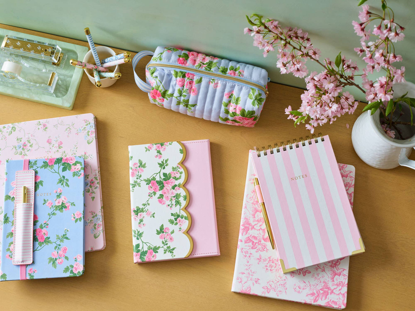 Garden Blooms Pink Journal