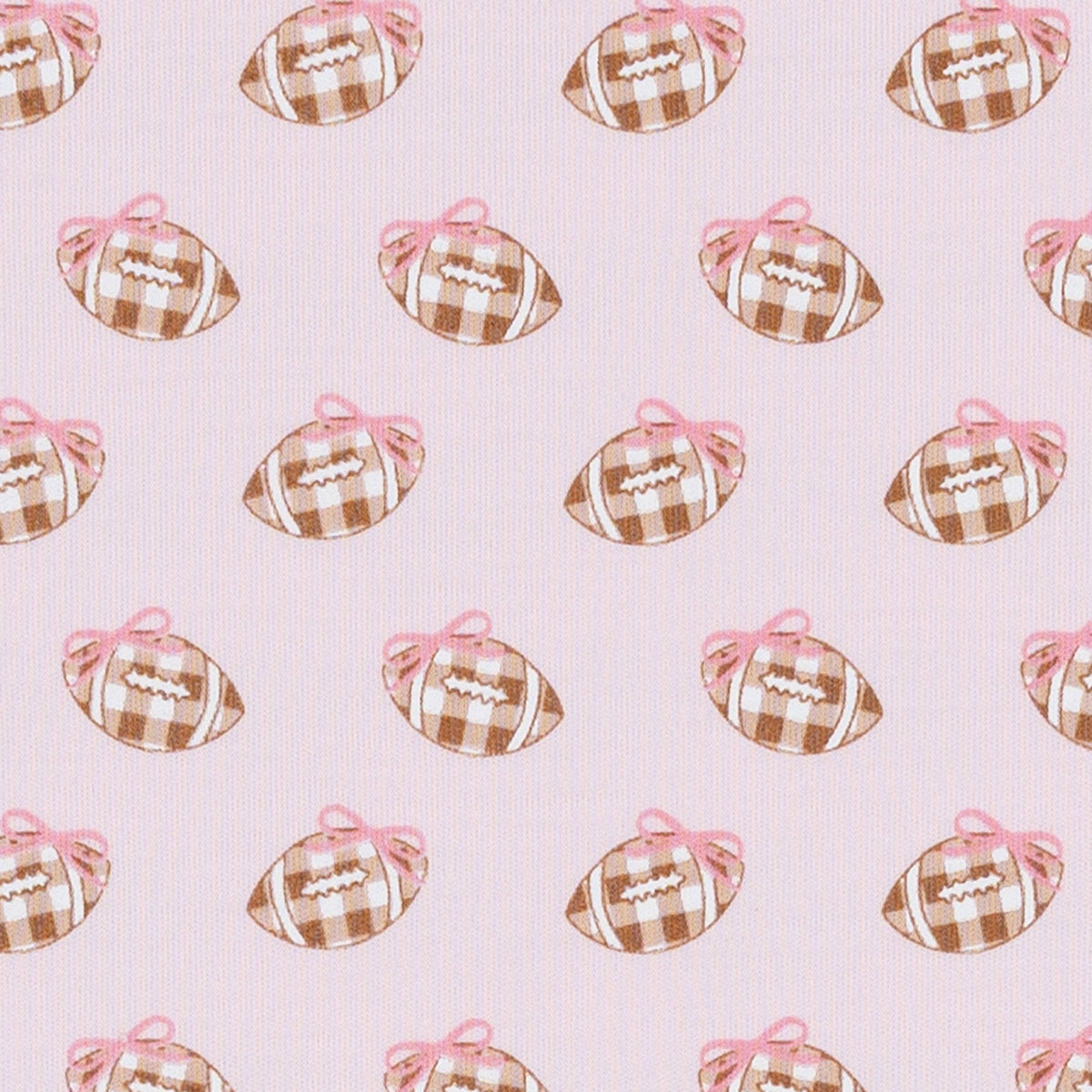 Pink Tiny Tailgater Long Pajamas